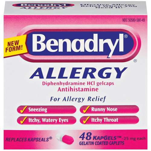 does benadryl make you sleepy