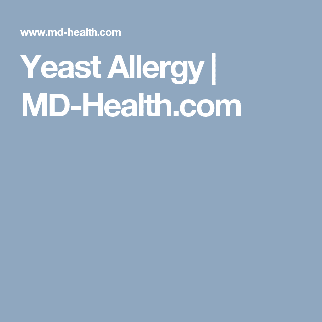 Yeast Allergy